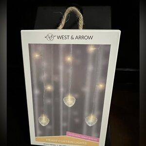 WEST & ARROW | HEART CURTAIN LIGHTS